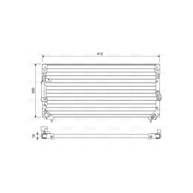 Condenseur de climatisation VALEO