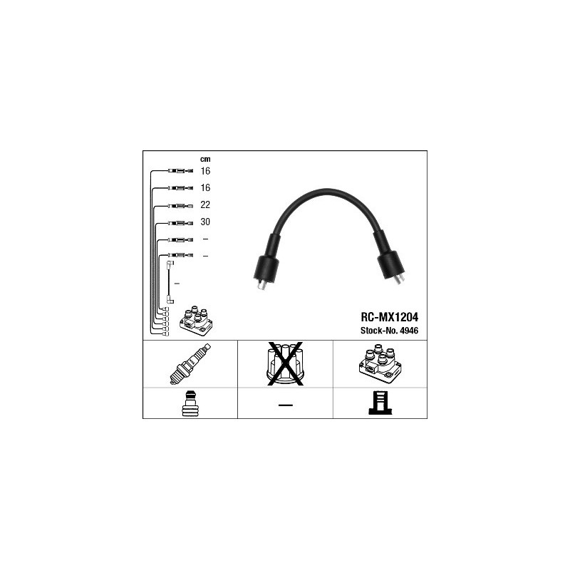 Fils de bougies / Faisceau d'allumage NGK