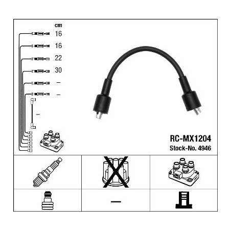 Fils de bougies / Faisceau d'allumage NGK