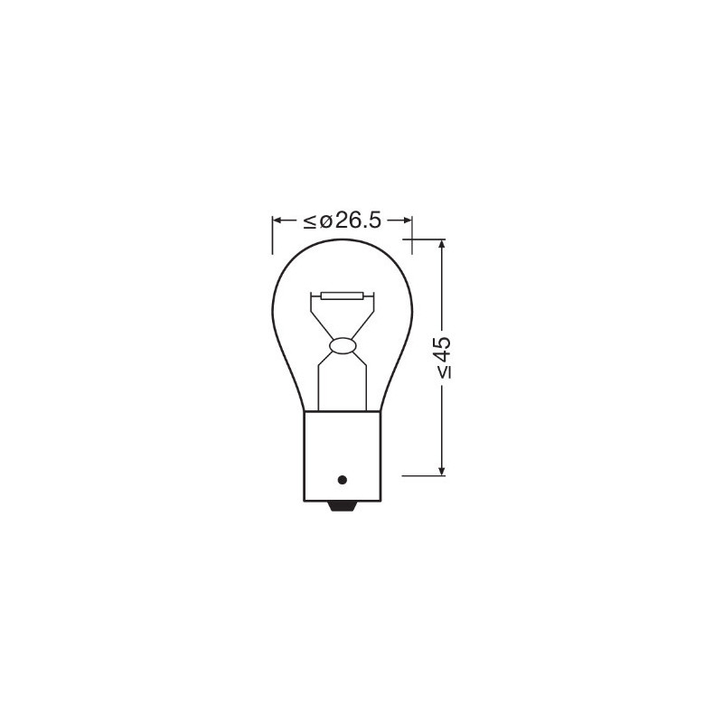 Ampoule (feu arrière / feu clignotant) OSRAM