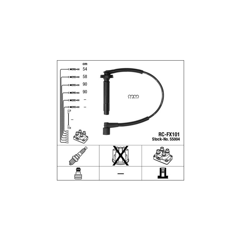Fils de bougies / Faisceau d'allumage NGK