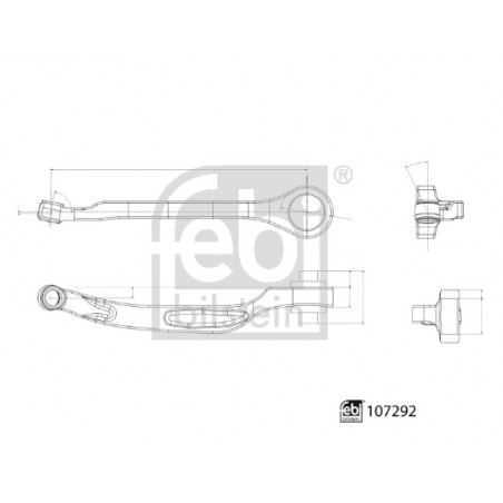 Triangle de suspension FEBI BILSTEIN