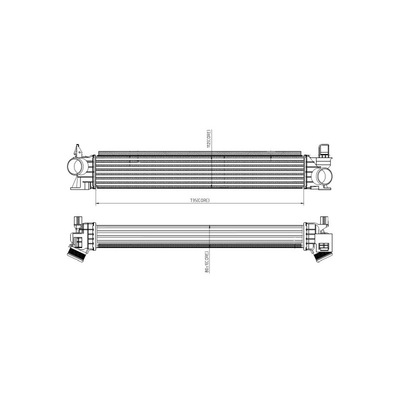 Intercooler (échangeur d'air) NRF