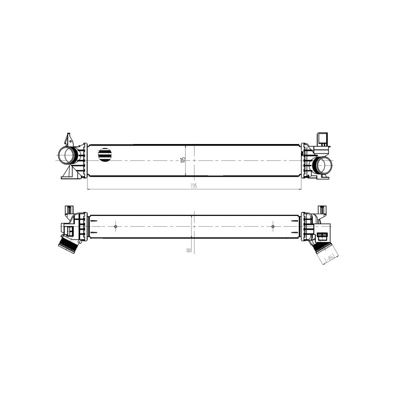 Intercooler (échangeur d'air) NRF