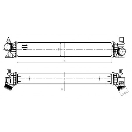 Intercooler (échangeur d'air) NRF