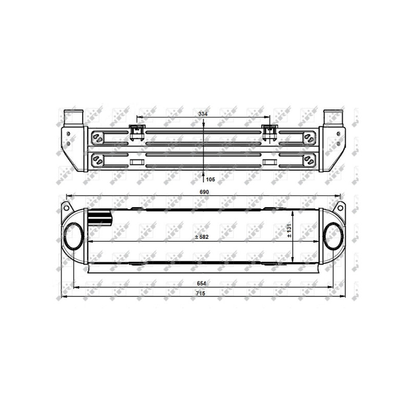 Intercooler (échangeur d'air) NRF