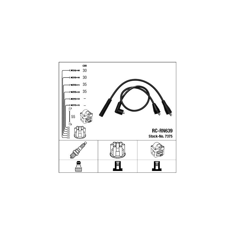 Fils de bougies / Faisceau d'allumage NGK